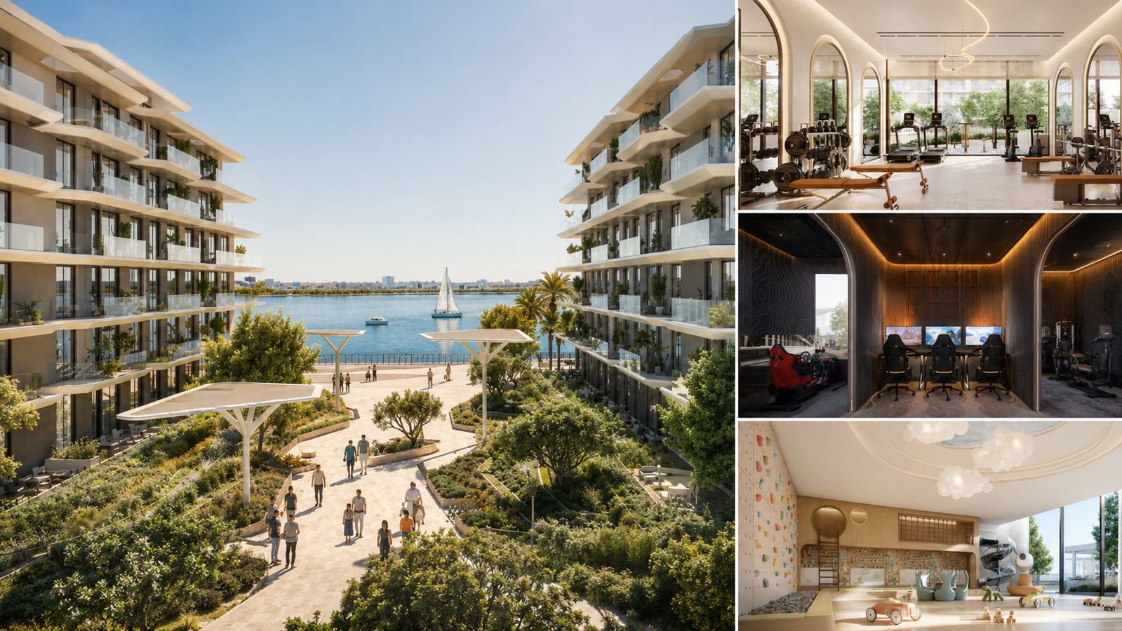 Inside Bashayer Amenities: Waterfront Promenade, Wellness, Sports, and Family Living