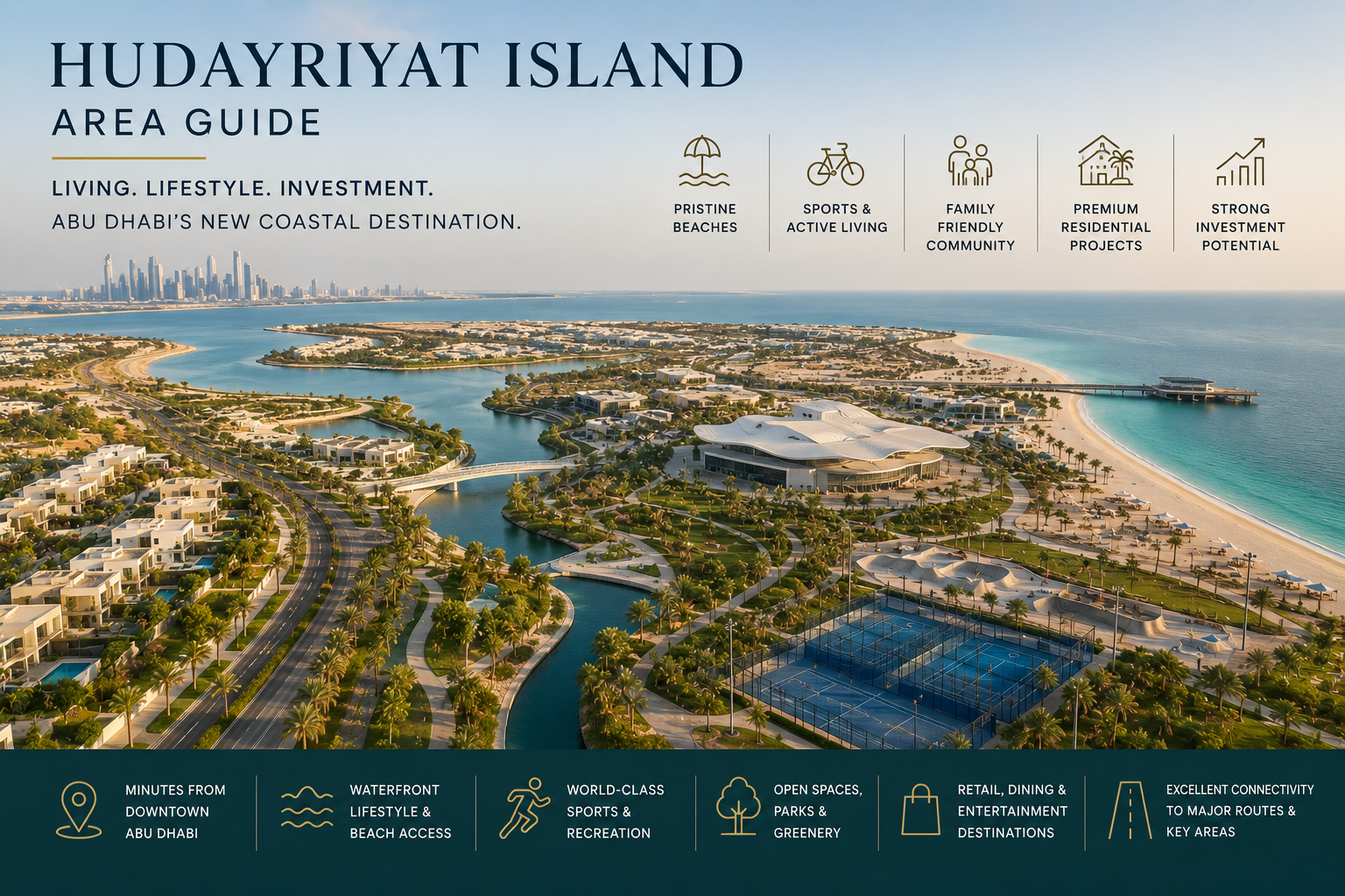 Hudayriyat Island Area Guide: Living, Lifestyle, and Property Investment in Abu Dhabi