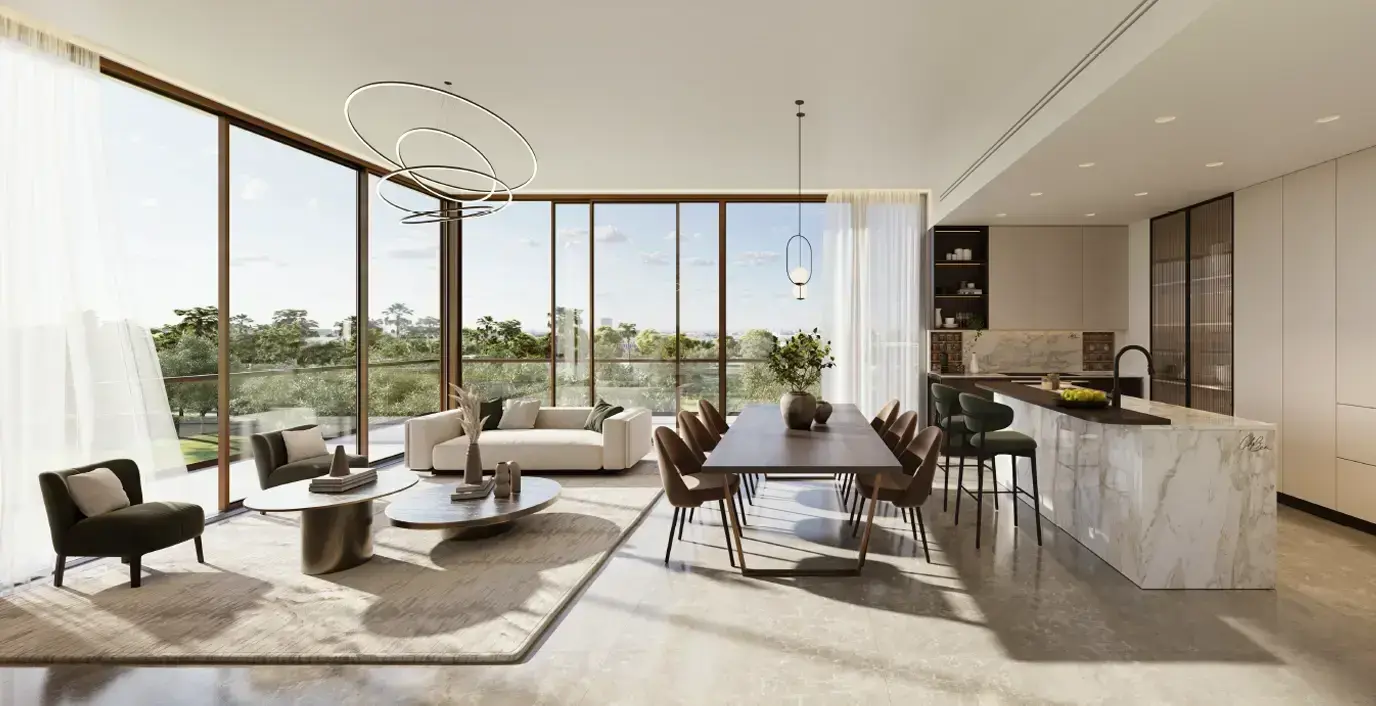 Modern luxury apartments near Yas Park in Sama Yas on Yas Island
