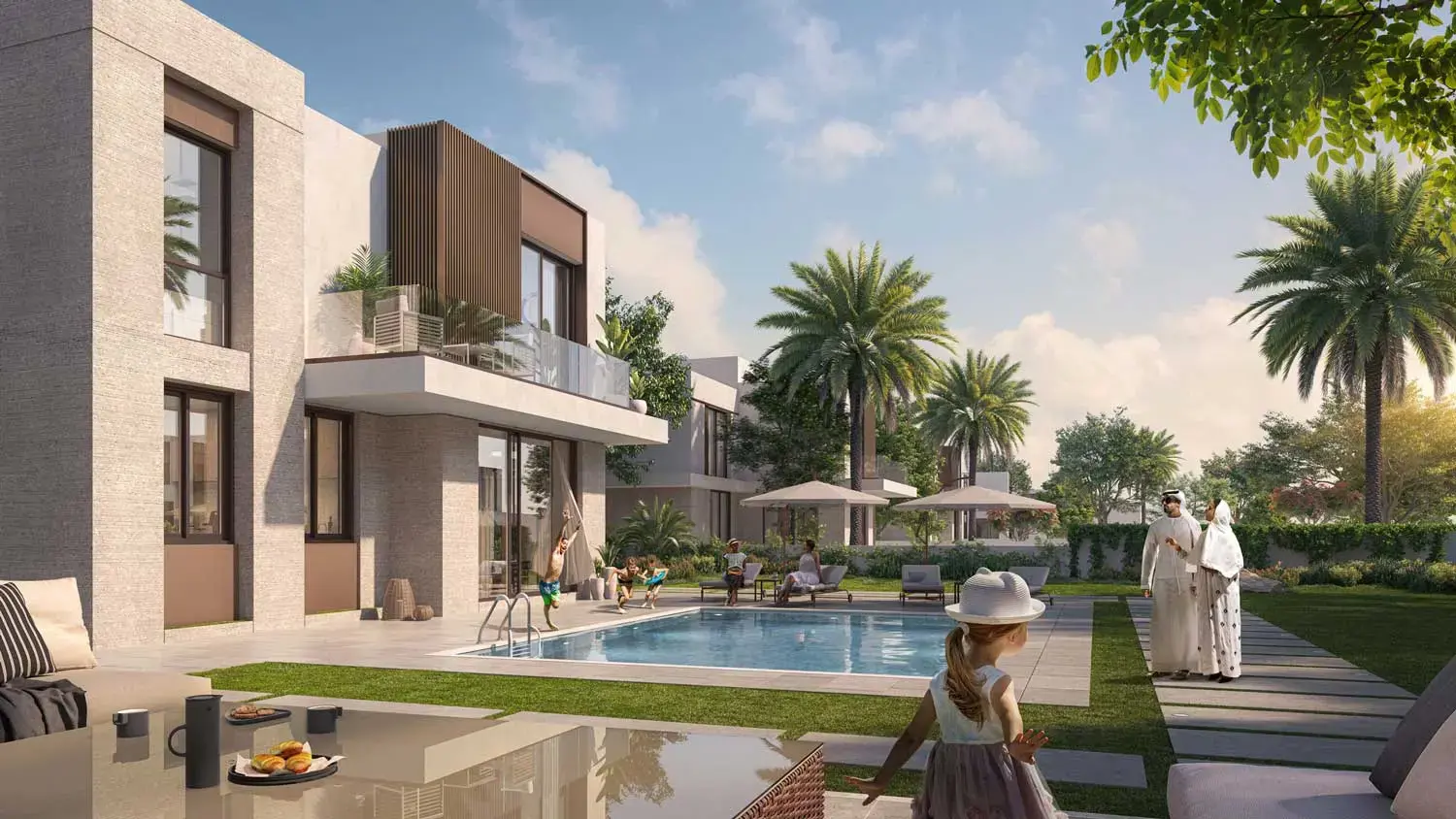 Residential land plots to build custom villas in Alreeman I in Al Shamkha Abu Dhabi