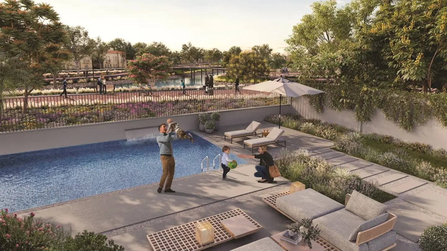 Mediterranean-style luxury villas in Bloom Living Almeria in Zayed City Abu Dhabi