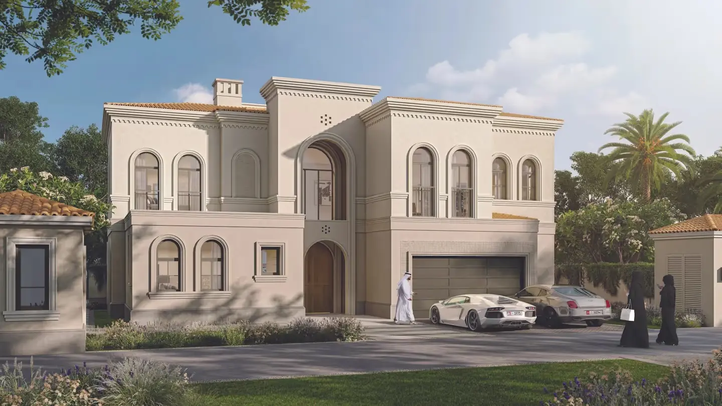 Mediterranean-style luxury villas in Bloom Living Almeria in Zayed City Abu Dhabi