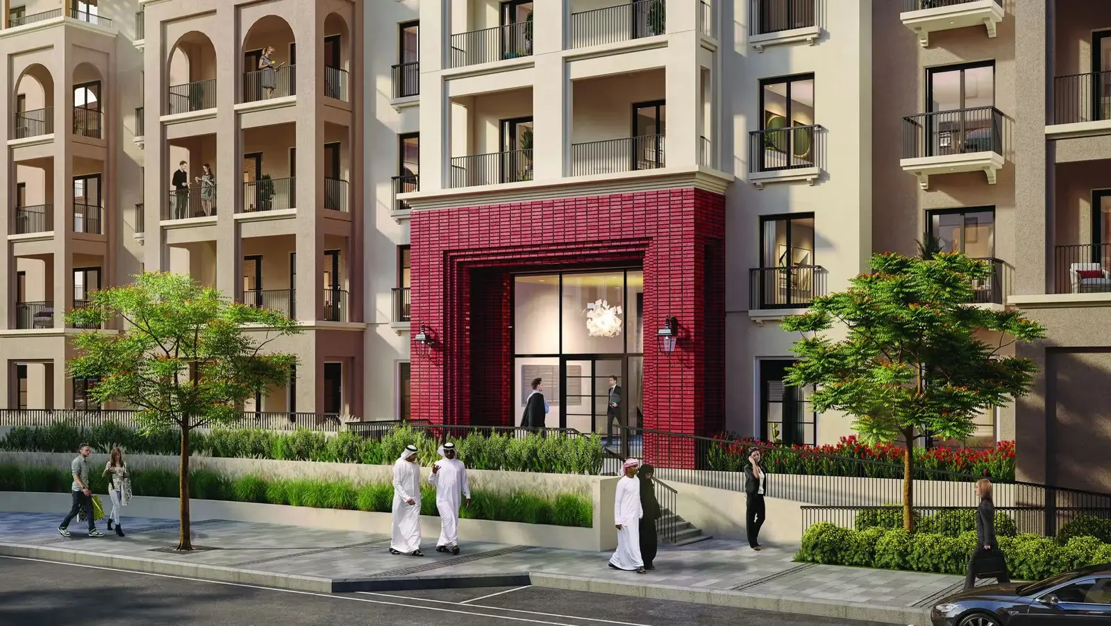 Mediterranean-style modern apartments in Bloom Living Granada in Zayed City Abu Dhabi