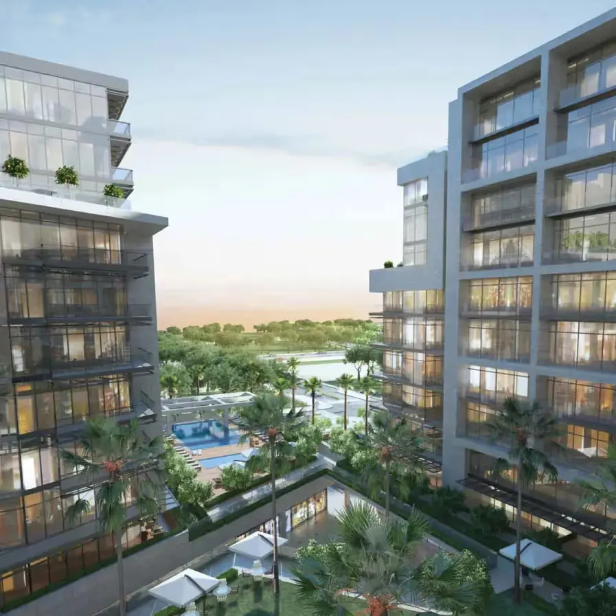 Modern apartments in Soho Square on Saadiyat Island Abu Dhabi