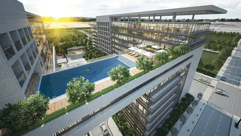 Modern residential apartments in Park View on Saadiyat Island Abu Dhabi