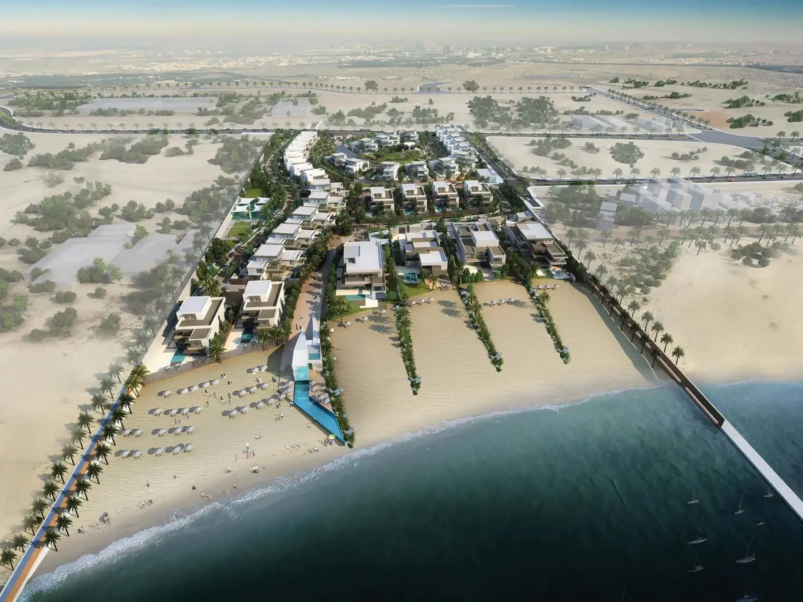 Ultra-luxury beachfront villas in Nudra on Saadiyat Island Abu Dhabi