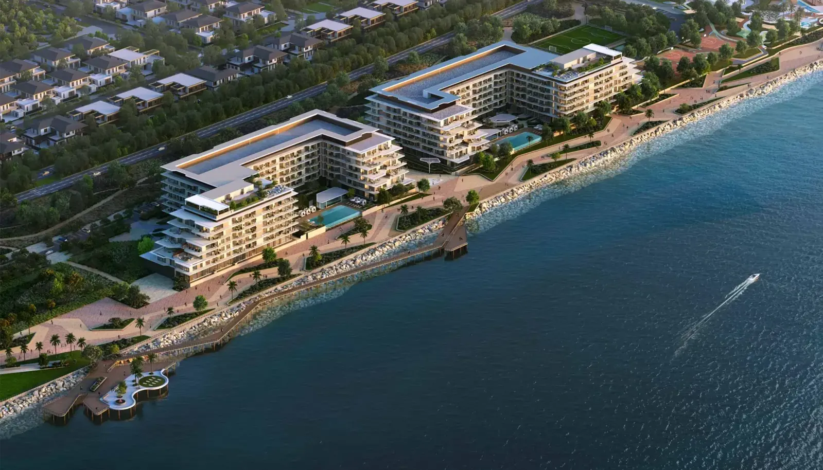 Residential land plots to build custom villas in Wadeem on Hudayriyat Island Abu Dhabi