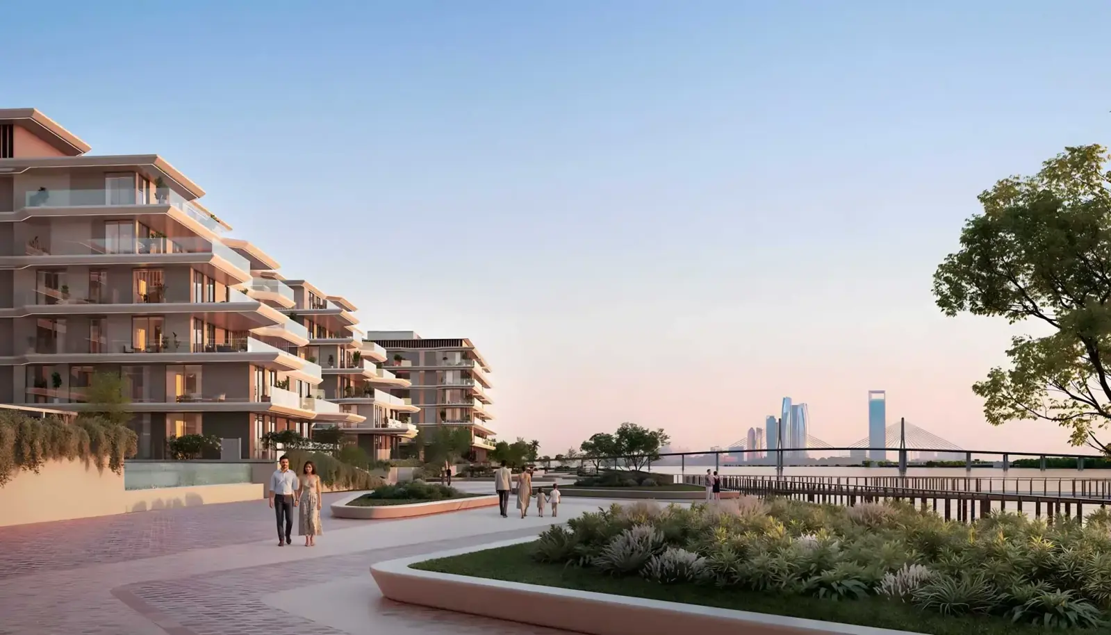 Residential land plots to build custom villas in Wadeem on Hudayriyat Island Abu Dhabi