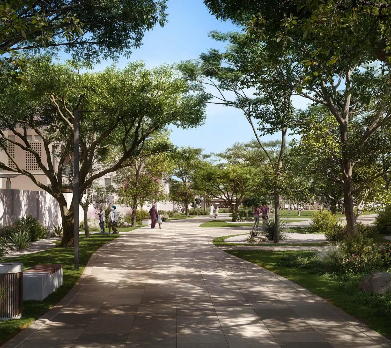 Residential land plots to build custom villas in Wadeem on Hudayriyat Island Abu Dhabi
