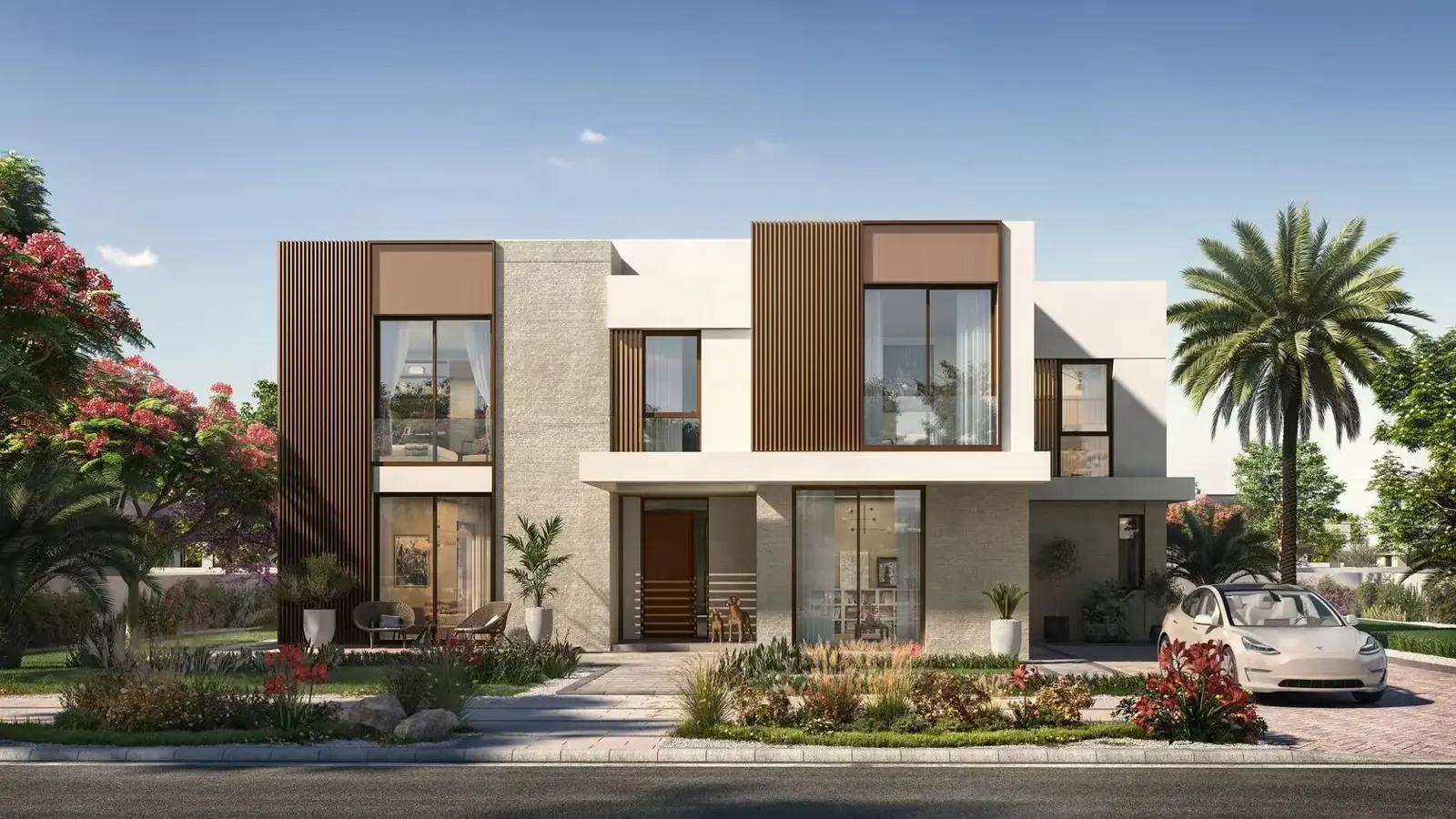 Modern villas in Fay Al Reeman II phase in Al Shamkha Abu Dhabi