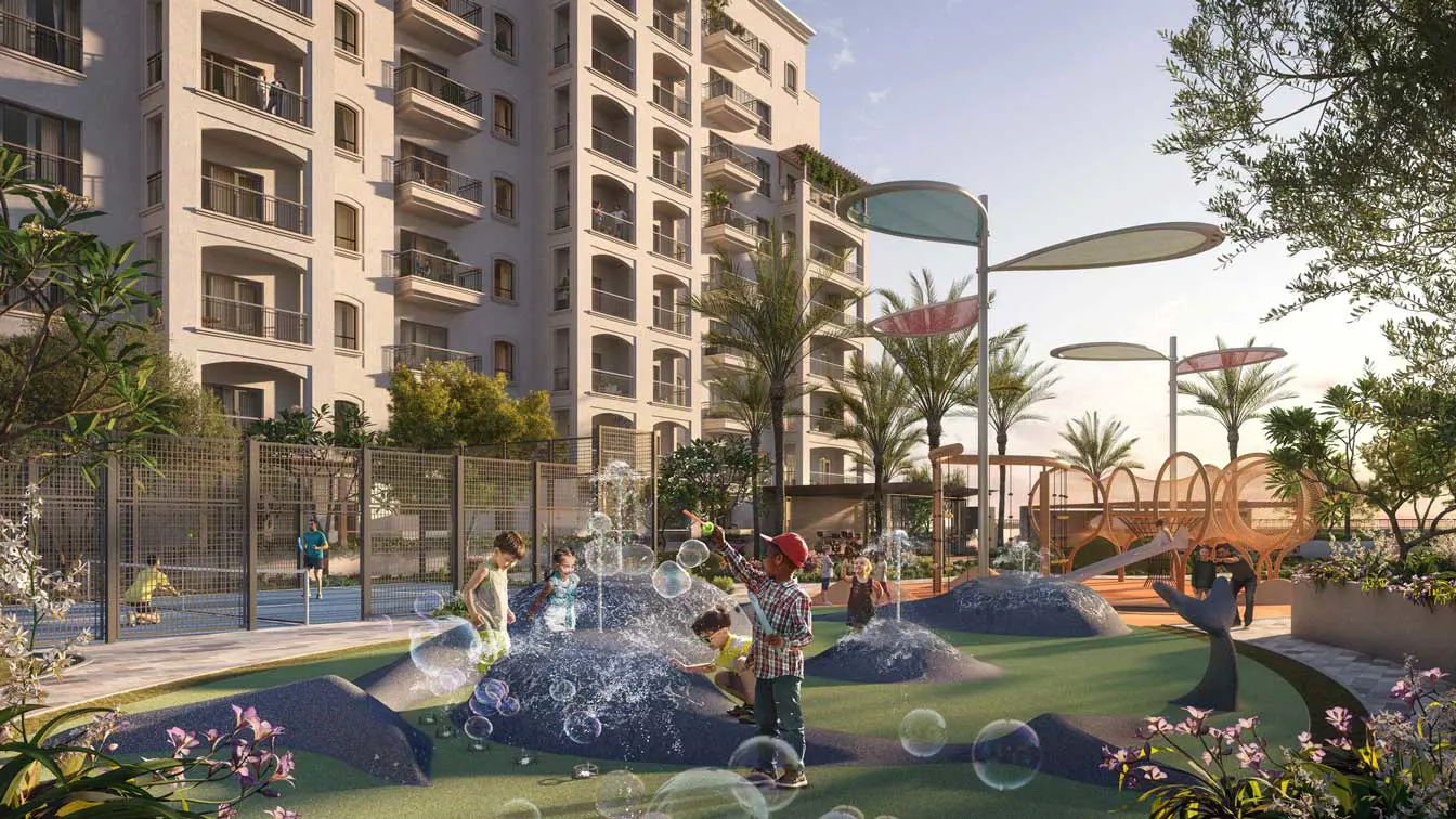 Modern apartments with golf course views in Yas Golf Collection on Yas Island