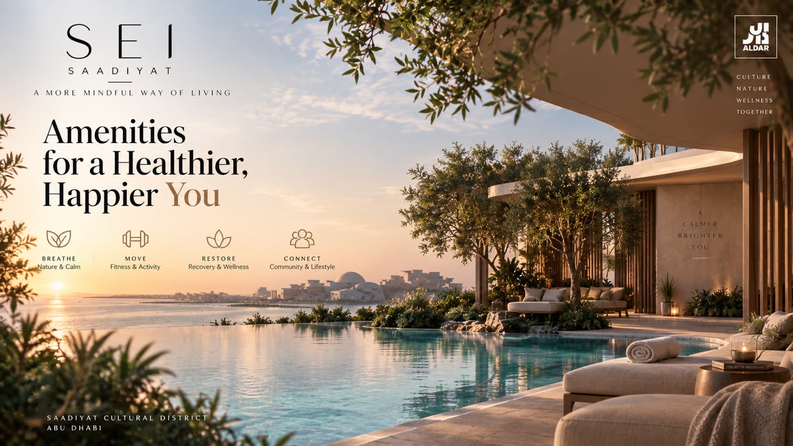 Sei Saadiyat Amenities & Wellness Lifestyle Guide