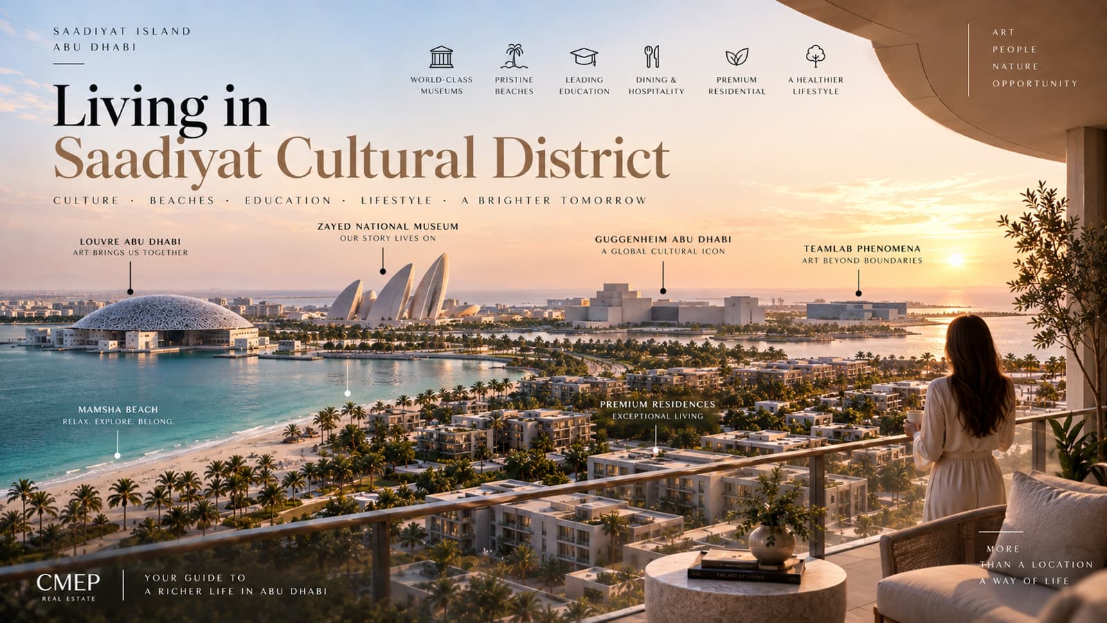 Living in Saadiyat Cultural District: Complete Area Guide 2026